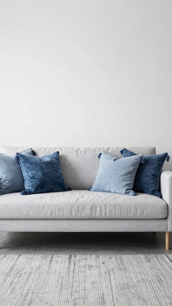12 Tassel Pillow Ideas for a Playful Decorative Finishing Touch - 7. Monochromatic Magic 1