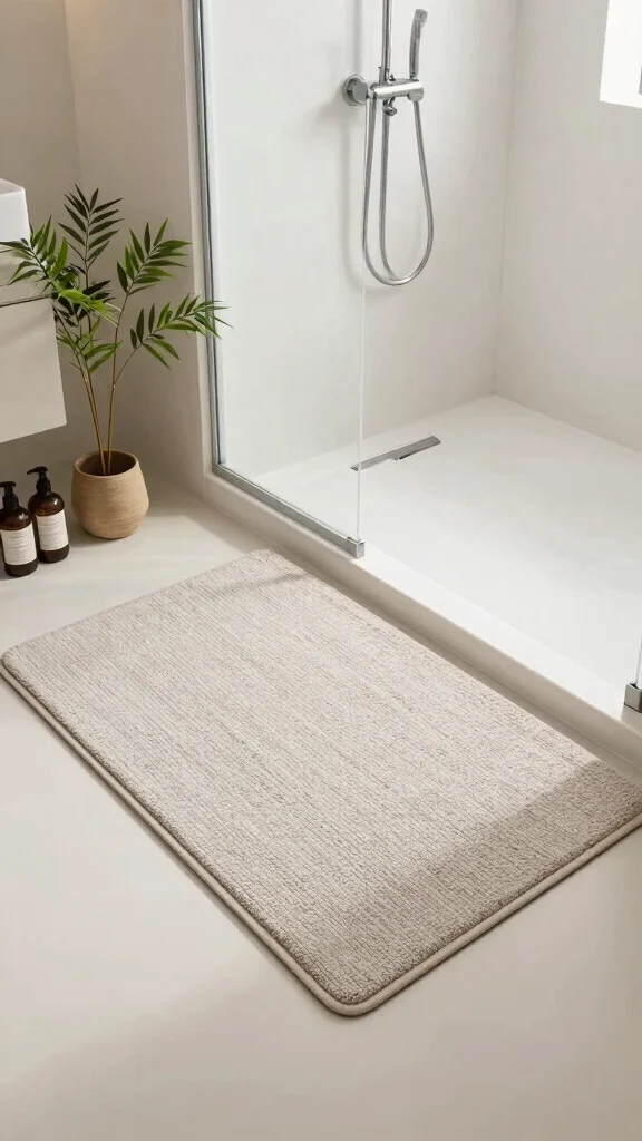12 Washable Bathroom Rug Ideas That Stay Fresh and Look Great - 9. Quick-Drying Rugs for High Humidity 1