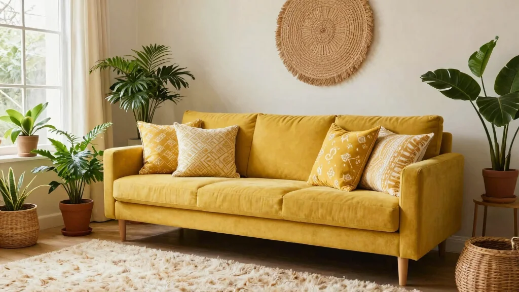 12 Yellow Pillow Ideas for a Sunny Cheerful Pop of Color