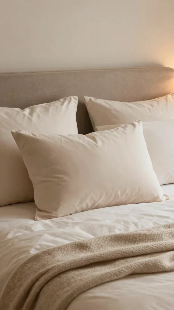 13 Bed Pillow Ideas for a Hotel-Worthy Layered Sleep Setup - 10. Layered Bolsters for Support 1