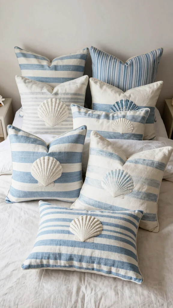 13 Bed Pillow Ideas for a Hotel-Worthy Layered Sleep Setup - 4. Themed Pillow Collection 1