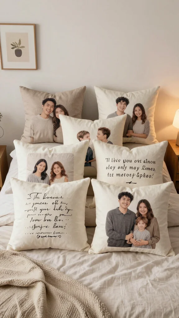 13 Bed Pillow Ideas for a Hotel-Worthy Layered Sleep Setup - 8. Personalized Touch 1