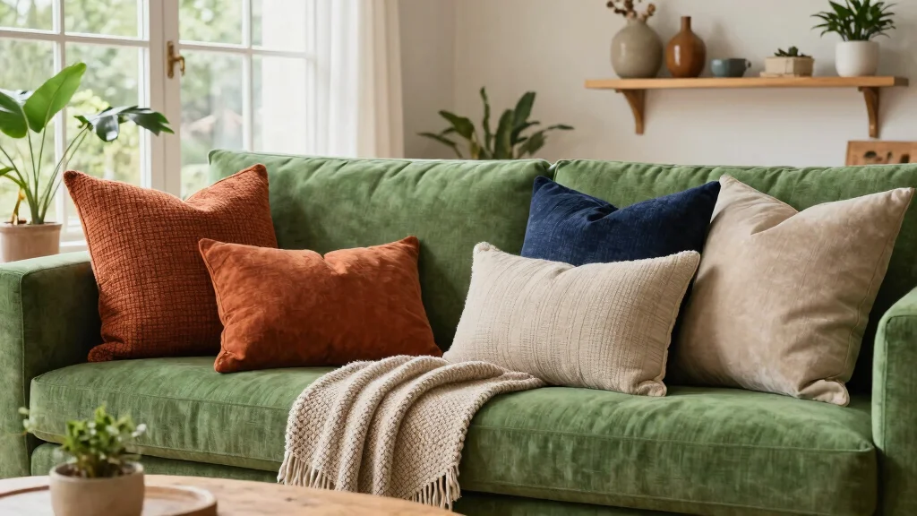 13 Living Room Pillow Ideas for Color, Texture, and Personality
