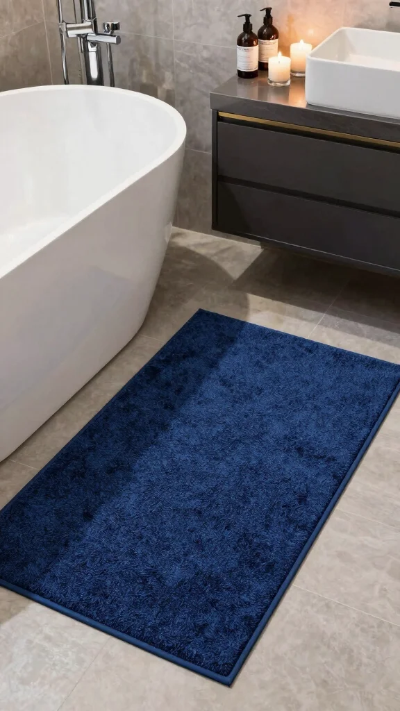 13 Non-Slip Bathroom Rug Ideas for Safety and Style on Any Floor - 3. Luxurious Memory Foam 1