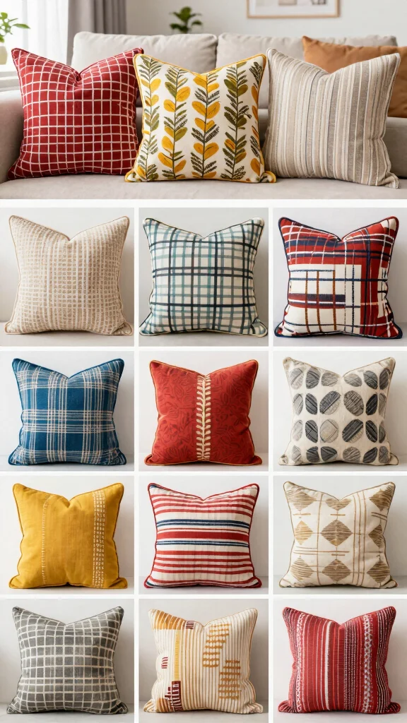 13 Patterned Pillow Ideas for a Bold Eye-Catching Couch or Bed Display - Conclusion 1