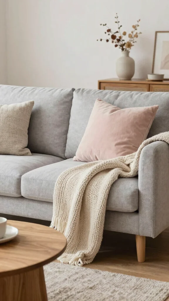 13 Pillow and Throw Combo Ideas for a Cozy Cohesive Living Space - 5. Scandi Comfort 1
