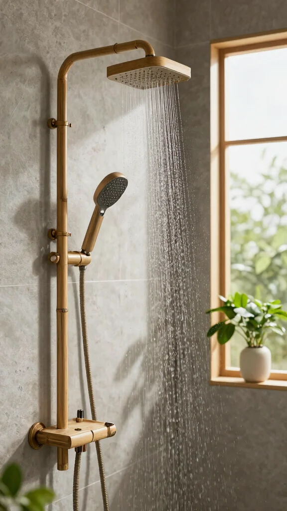 13 Rain Shower Head Ideas for a Spa-Like Rainfall Experience at Home - 7. Eco-Friendly Luxury – Water-Saving Rain Shower Heads 1