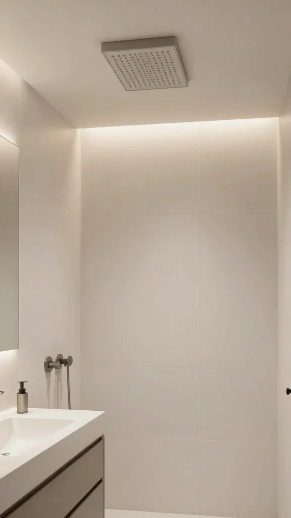 13 Rain Shower Head Ideas for a Spa-Like Rainfall Experience at Home - 9. Seamless Integration – Concealed Rain Shower Heads 1