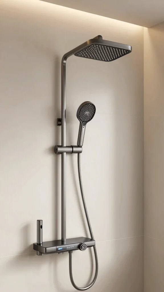 13 Shower Head With Handheld Combo Ideas for Flexibility and Full Coverage - 9. Smart Shower Head Systems 1