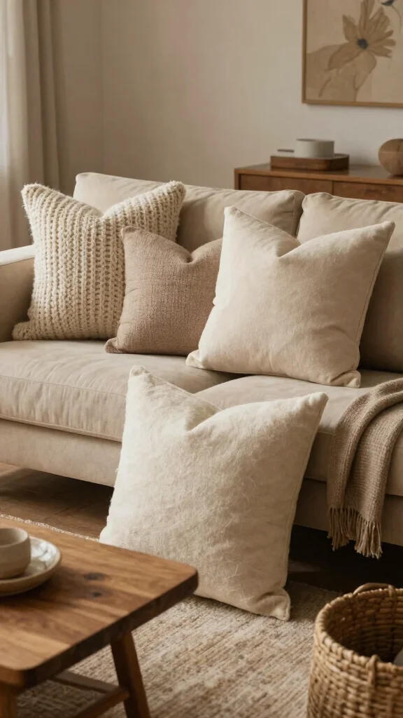 14 Couch Pillow Ideas for a Styled Comfortable Living Room - 4. Eco-Friendly Wool Pillows 1