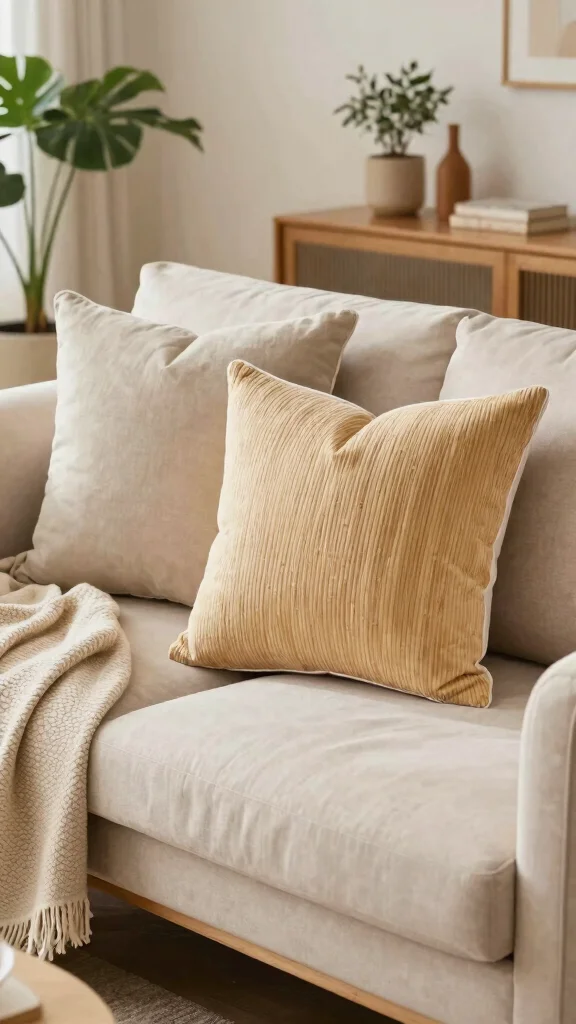 14 Couch Pillow Ideas for a Styled Comfortable Living Room - 6. Bamboo Fiber Pillows 1