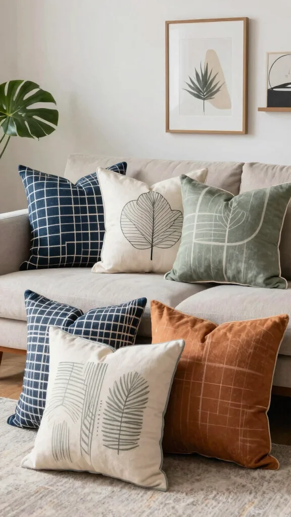 14 Couch Pillow Ideas for a Styled Comfortable Living Room - 8. Eco-Conscious Brand Collaborations 1