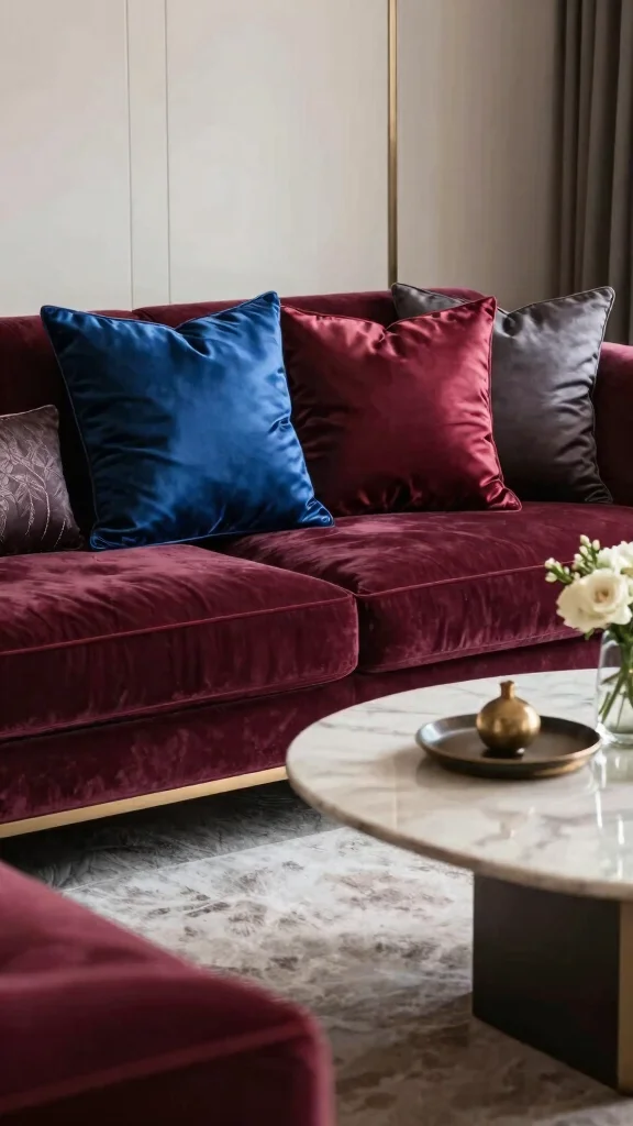 14 Decorative Pillow Ideas for Every Style Room and Color Palette - 11. Elegant Silk Touch 1