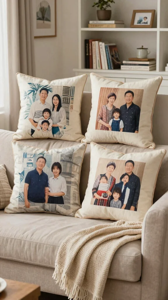 14 Decorative Pillow Ideas for Every Style Room and Color Palette - 12. Personalized Pillow Covers 1