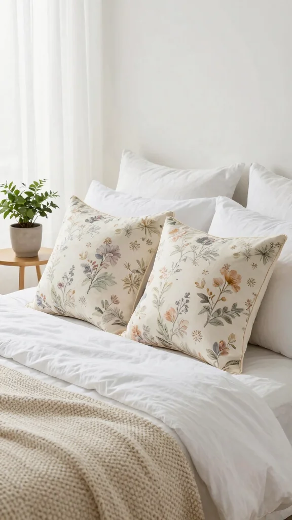 14 Decorative Pillow Ideas for Every Style Room and Color Palette - 4. Nature-Inspired Textiles 1