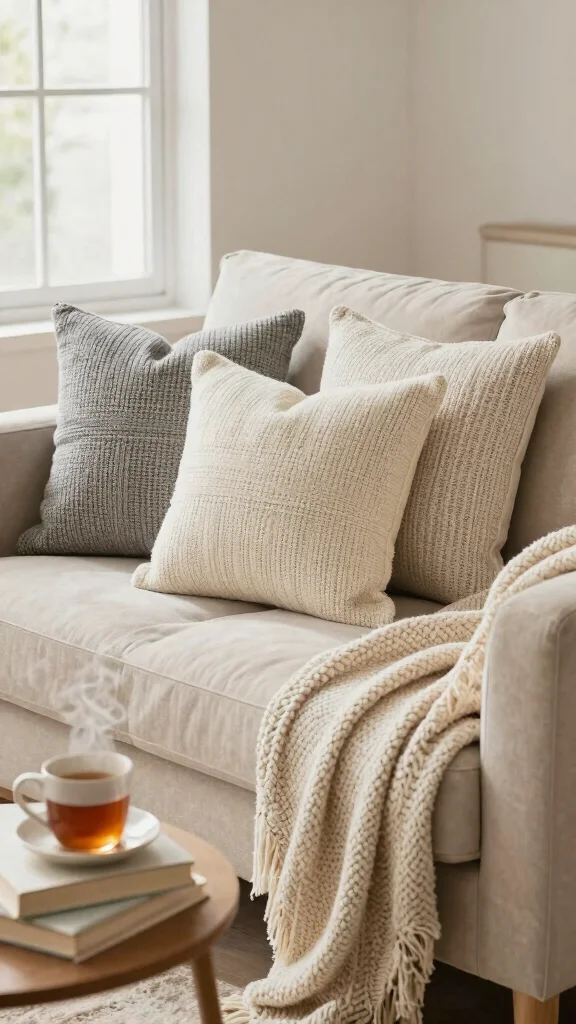 14 Decorative Pillow Ideas for Every Style Room and Color Palette - 6. Cozy Knit Wonders 1