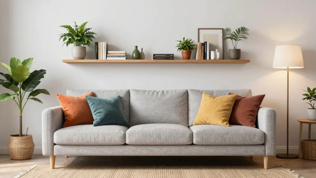 15 Behind-the-Couch Shelf Ideas for a Functional Stylish Living Room - marketfurniture.blog