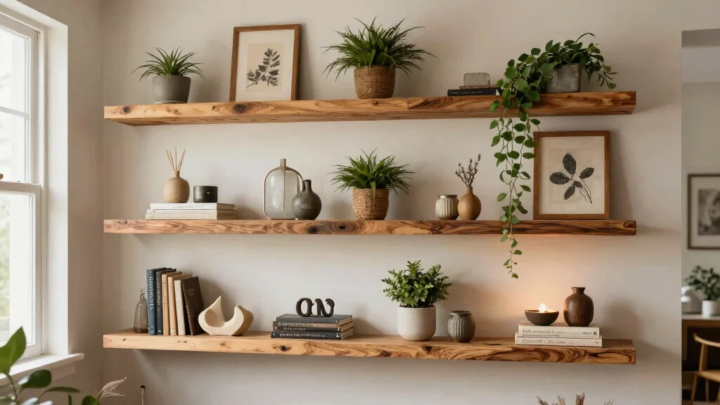 14 Wall Shelf Ideas for Living Room, Bedroom and Hallway: Sustainable and Eco-Friendly - marketfurniture.blog