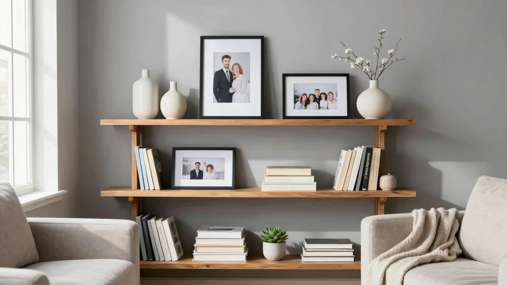 12 Living Room Shelf Decor Ideas for a Curated Beautiful Display - marketfurniture.blog