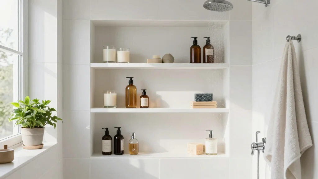 11 Shower Wall Niche Shelf Ideas for a Built-In Waterproof Storage - marketfurniture.blog