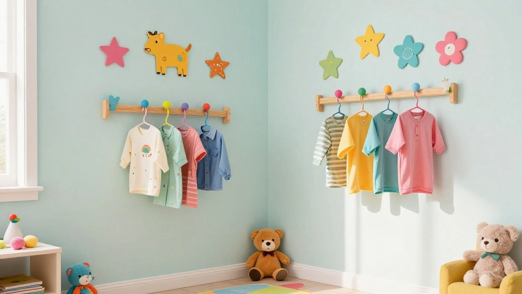 11 Kids Wall Clothes Hanger Ideas for a Fun Organized Bedroom - marketfurniture.blog